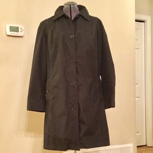 ☔️ Lands End Black Rain Coat